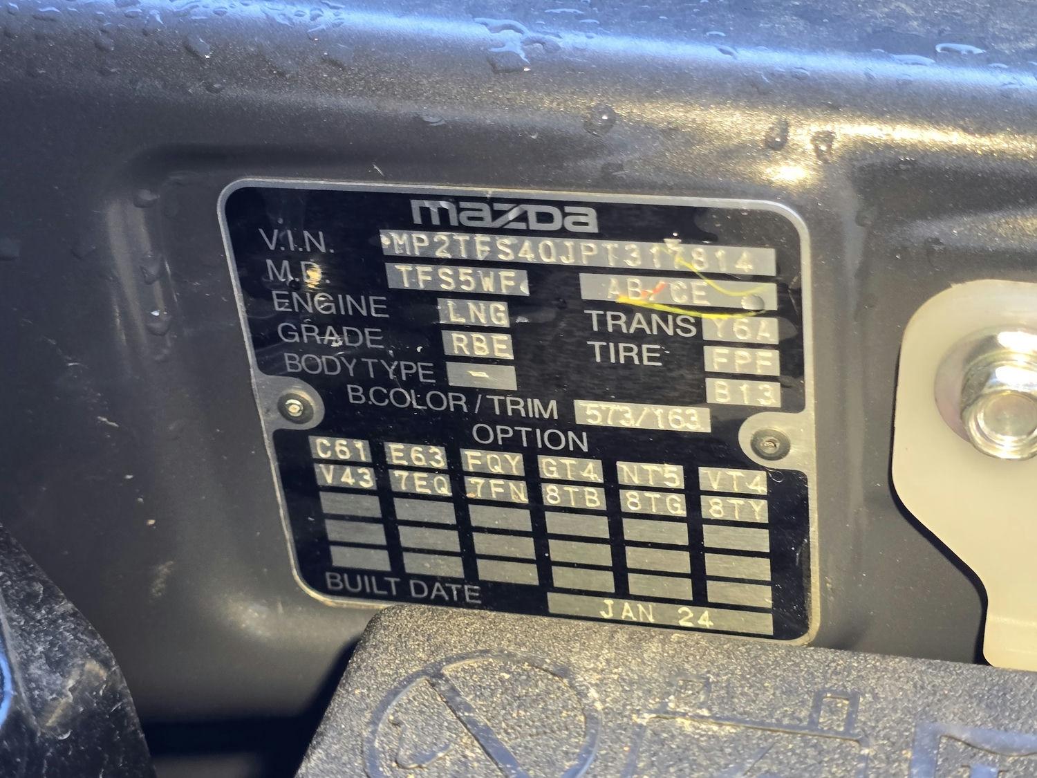 2024 Mazda Bt50 Number Plate Lamp View Auto part Number Plate Lamp Mazda Bt50 2024