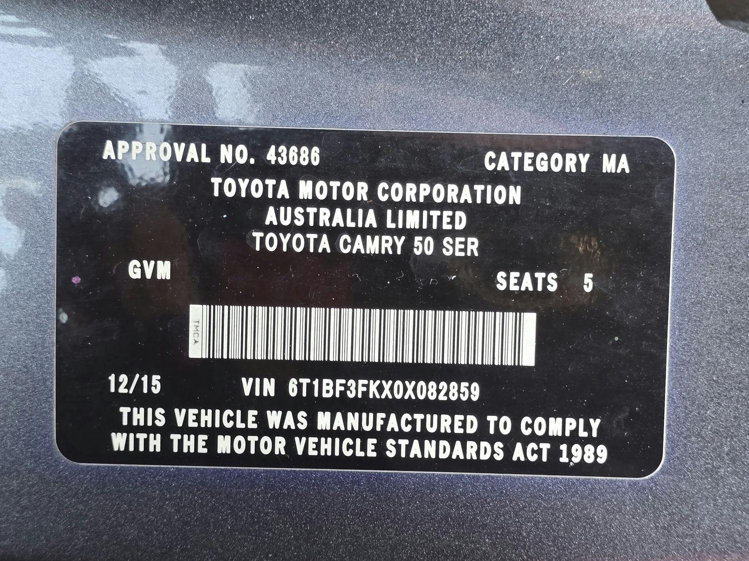 View Auto part Grab Handle Toyota Camry 2015